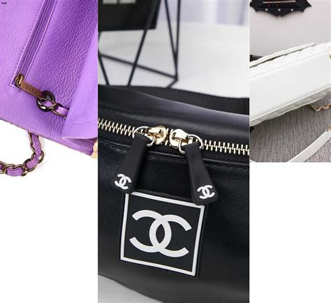 bolsa chanel original blanca con correa de eslabon